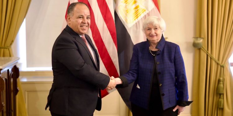 وفد مصري يبحث مع وزيرة الخزانة الأمريكية تعزيز العلاقات الاقتصادية