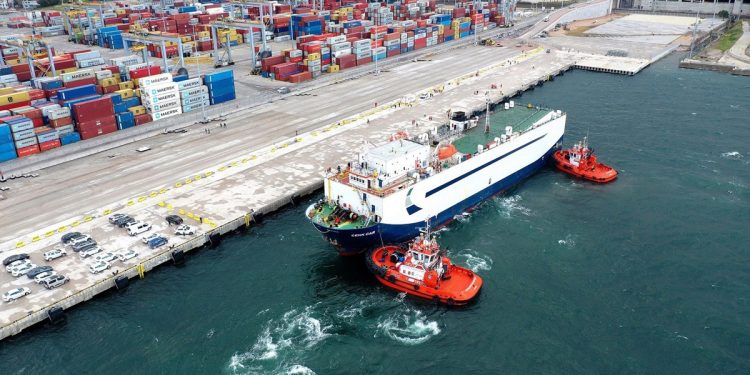 خط رورو ؛ النقل البحرى ؛ صادرات البضائع