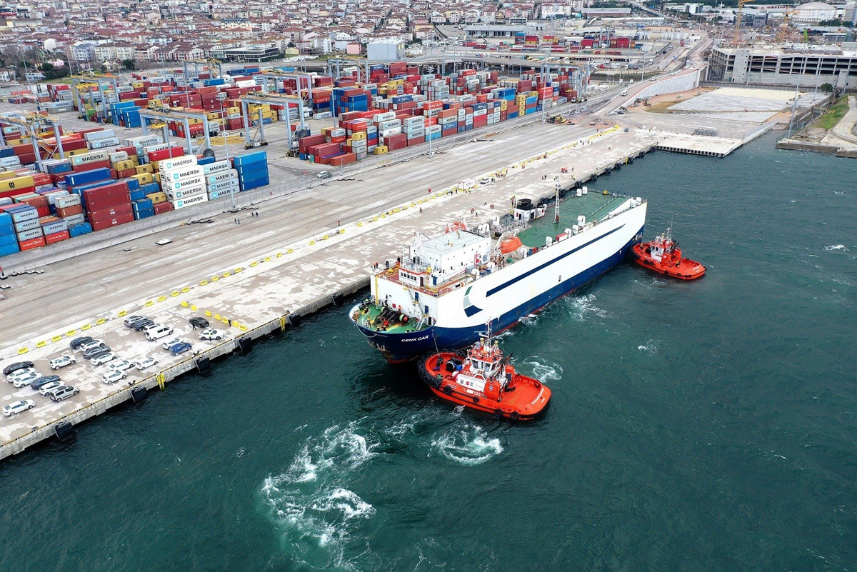 خط رورو ؛ النقل البحرى ؛ صادرات البضائع