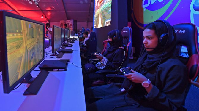 سوق الألعاب الإلكترونية في السعودية