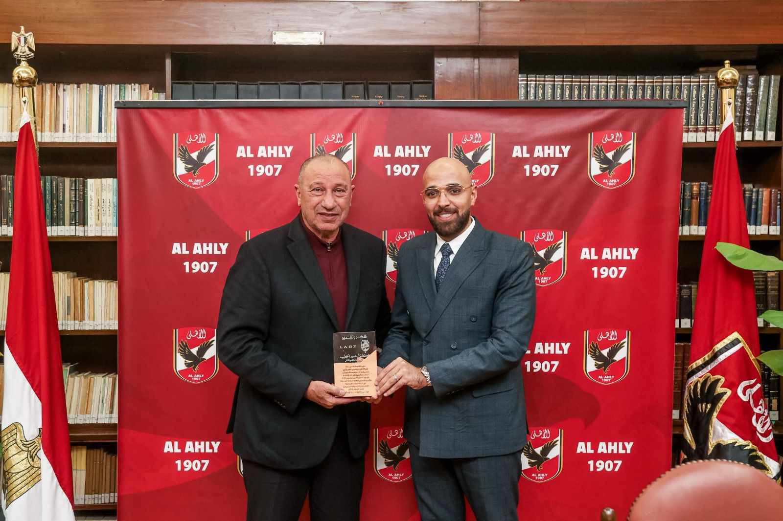 "لارز للتطوير العمرانى" الراعى الرئيسى لمعسكر النادى الأهلى فى الإمارات