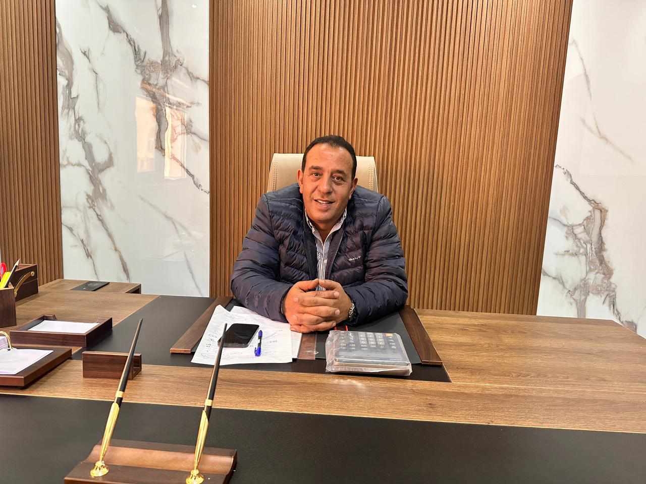 محمد شعيب رئيس مجلس إدارة شركة أجرو صن للتصنيع الزراعى