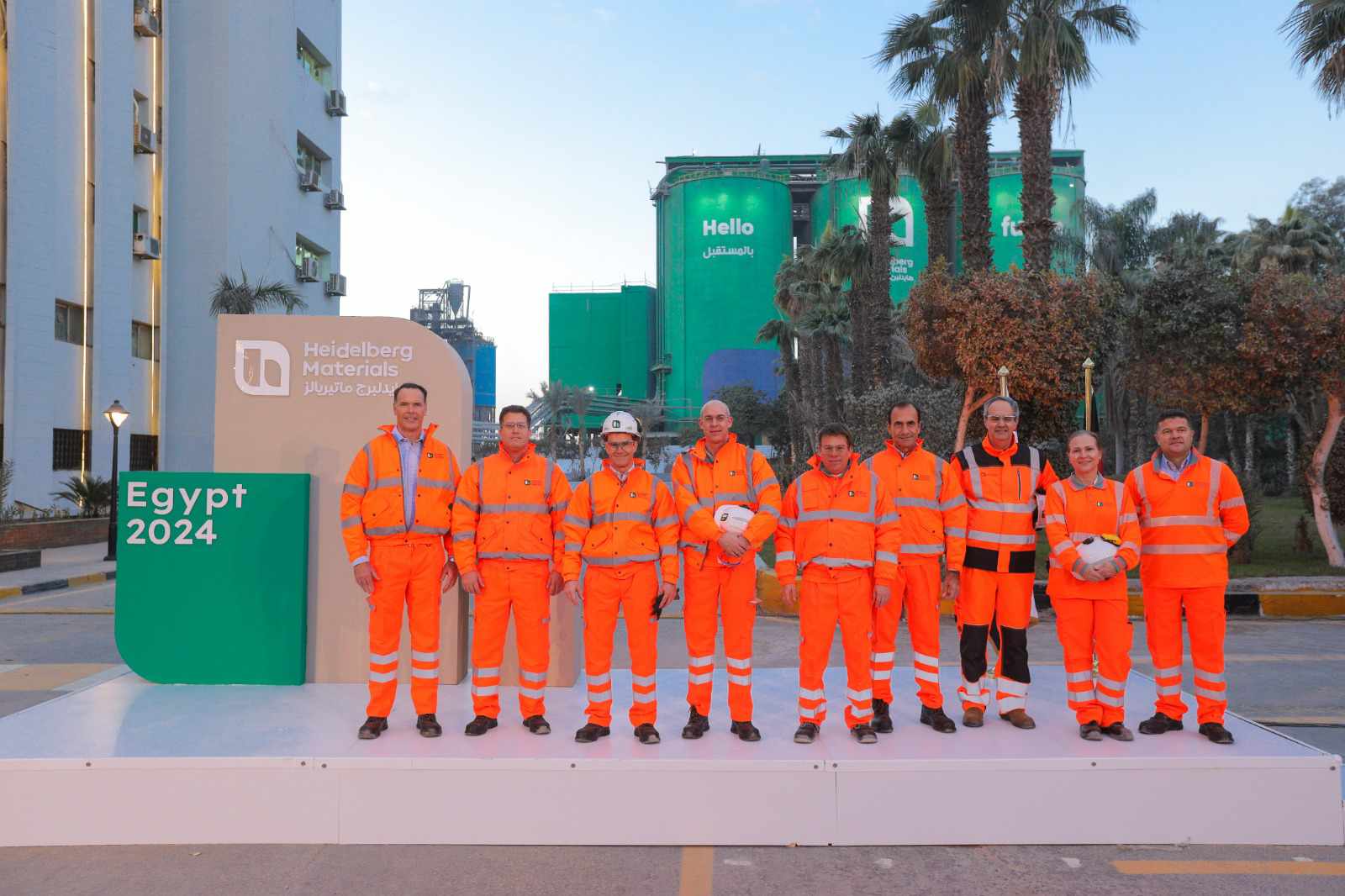 مجلس إدارة هايدلبرج ماتيريالز الألمانية يزور مصر ويشيد بجهود الاستدامة المحلية