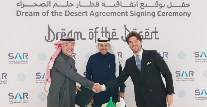 سار توقع اتفاقية مع شركة إيطالية لإطلاق قطار فاخر باستثمار يبلغ 200 مليون ريال