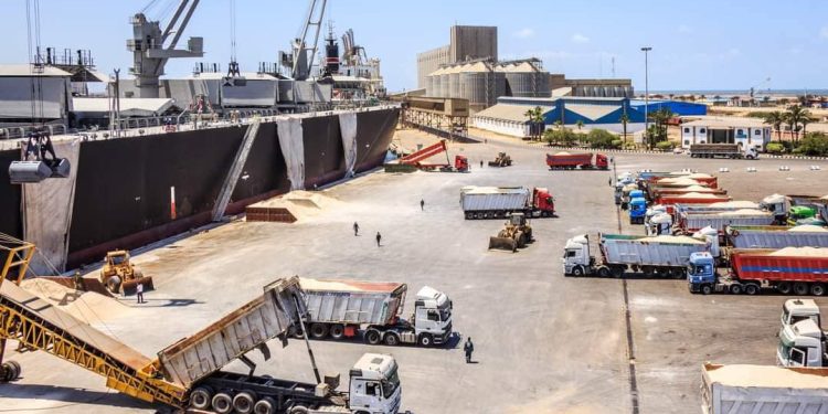 ميناء دمياط محطة الحاويات