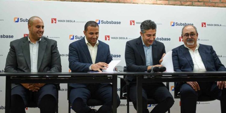 "وادى دجلة العقارية" توقع شراكة مع "Subsbase" المدعومة من بنك مصر