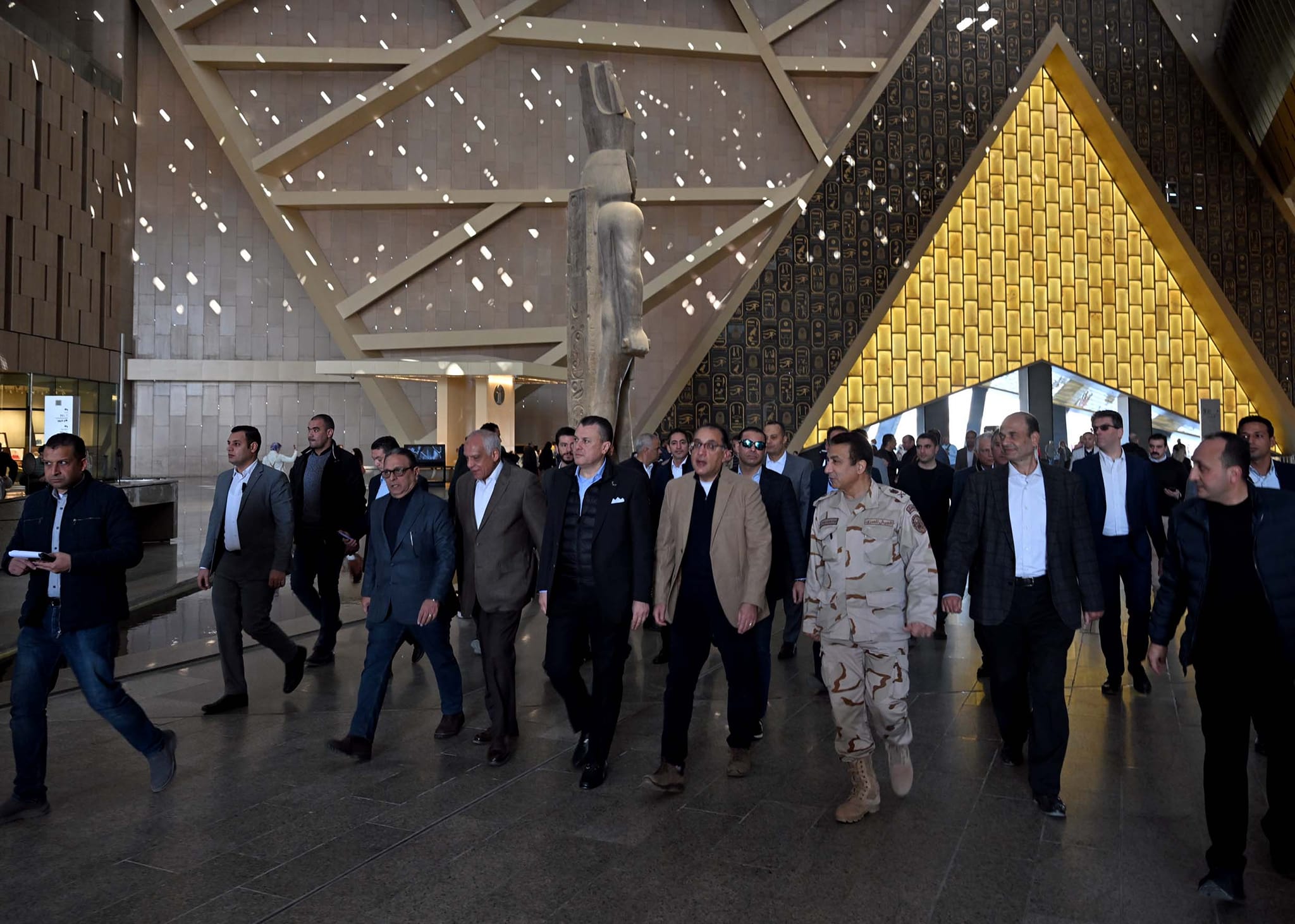 آخر فبراير.. انتهاء الأعمال في المتحف المصري الكبير تمهيدًا لافتتاحه