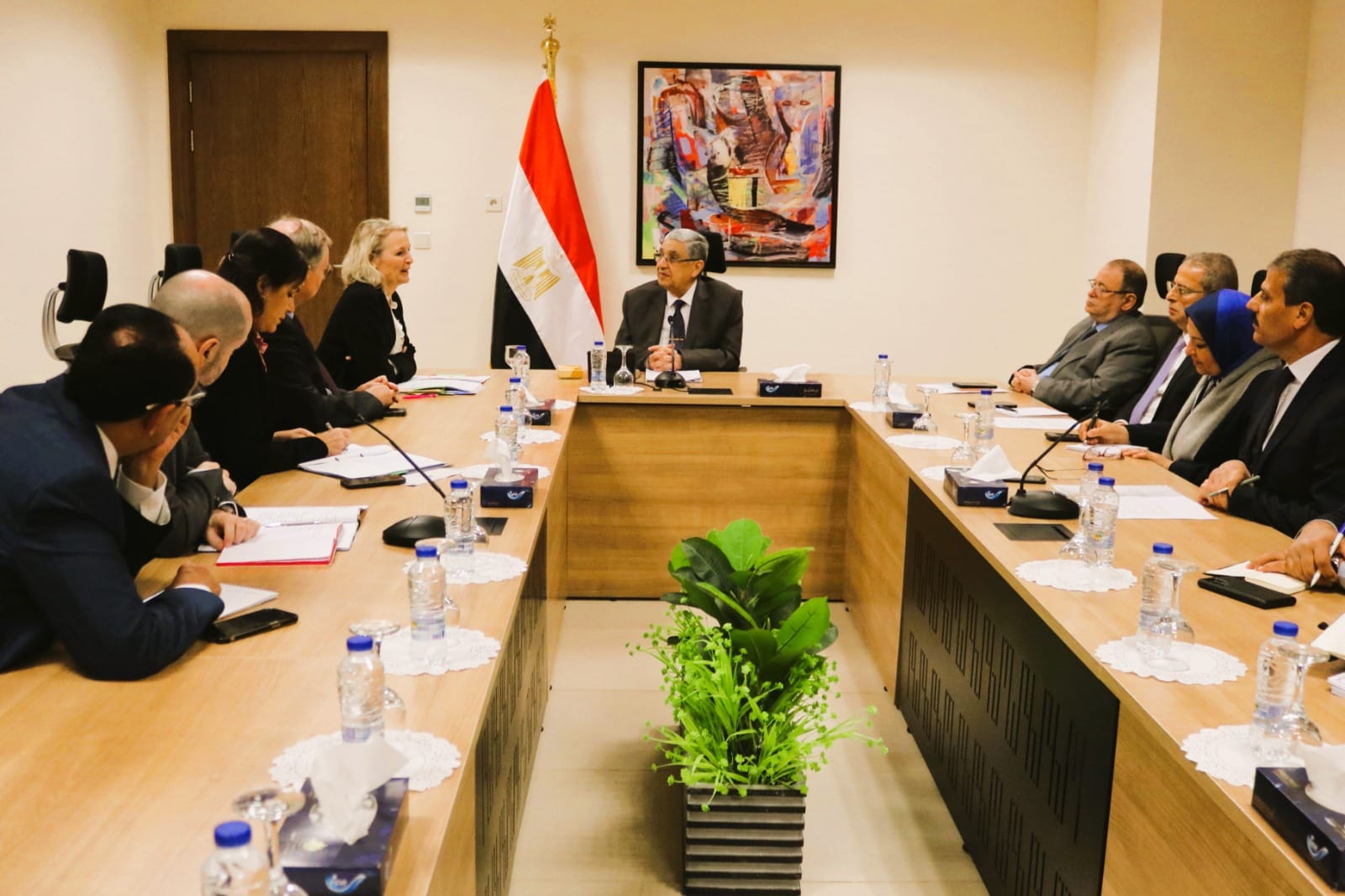 وزير الكهرباء يبحث مع مفوضة الطاقة الأوروبية تعزيز التعاون المستقبلى