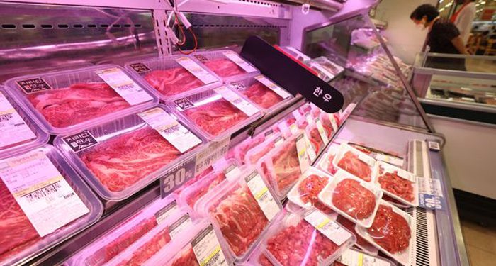 سوق اللحوم في كوريا الجنوبية