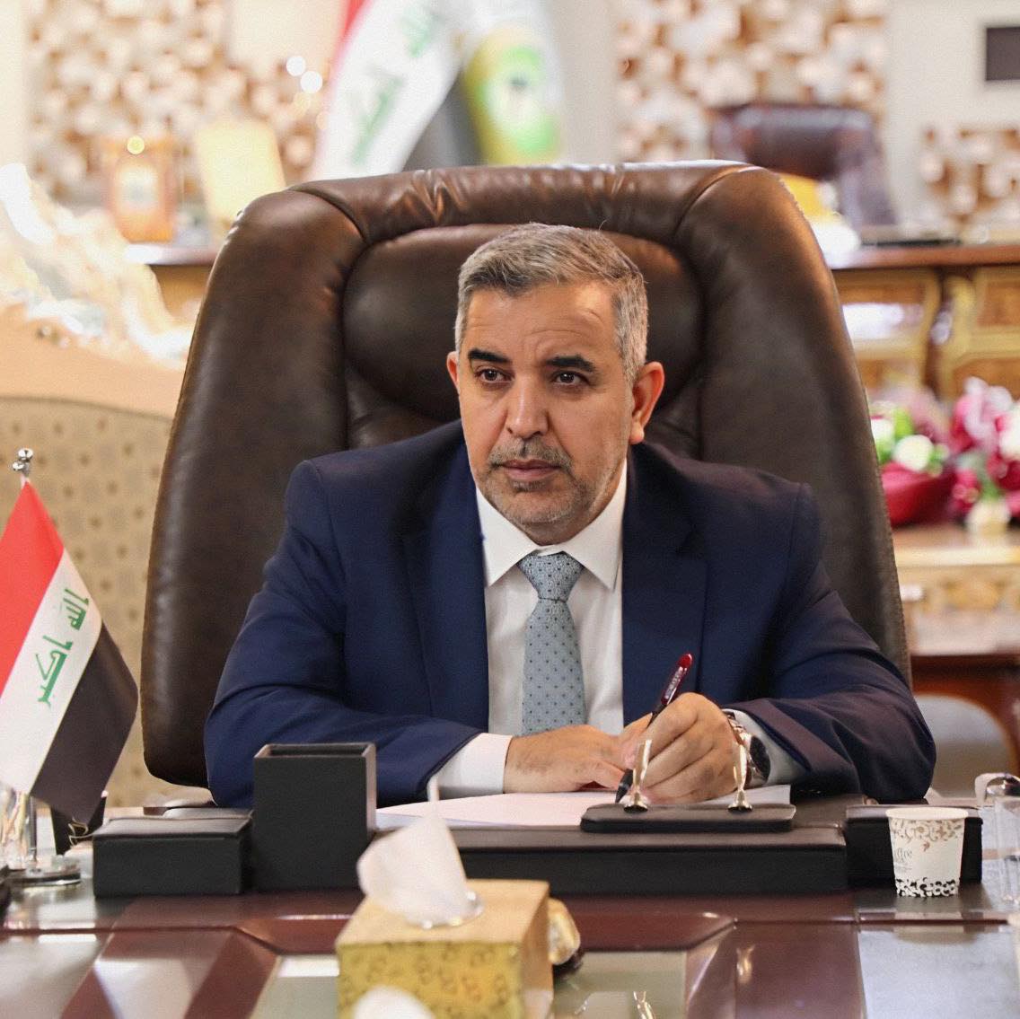 وزير الزراعة العراقي عباس جبر المالكي