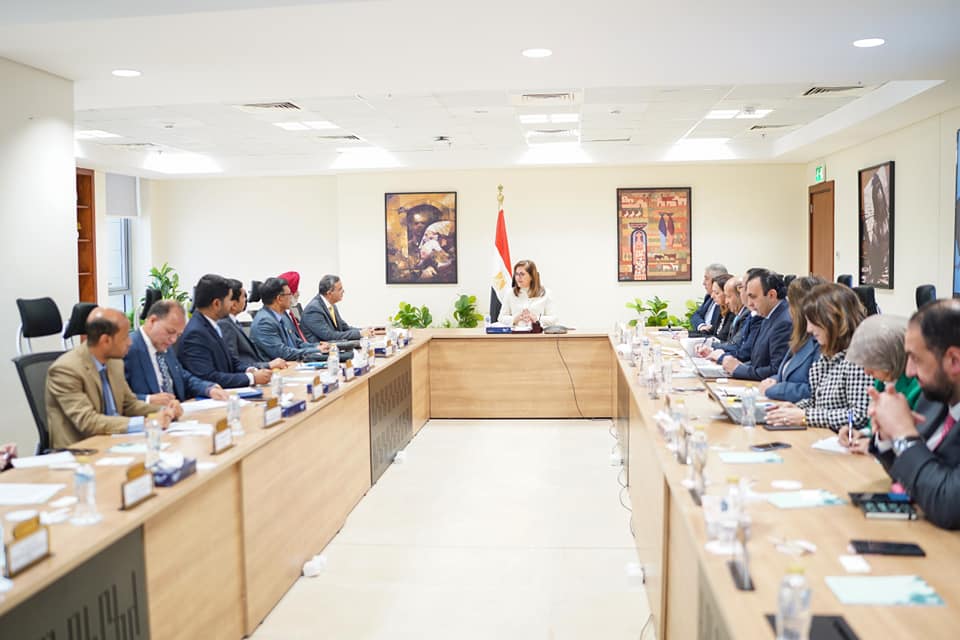 وزيرة التخطيط تبحث سبل التعاون مع المؤسسة الوطنية لتحول الهند