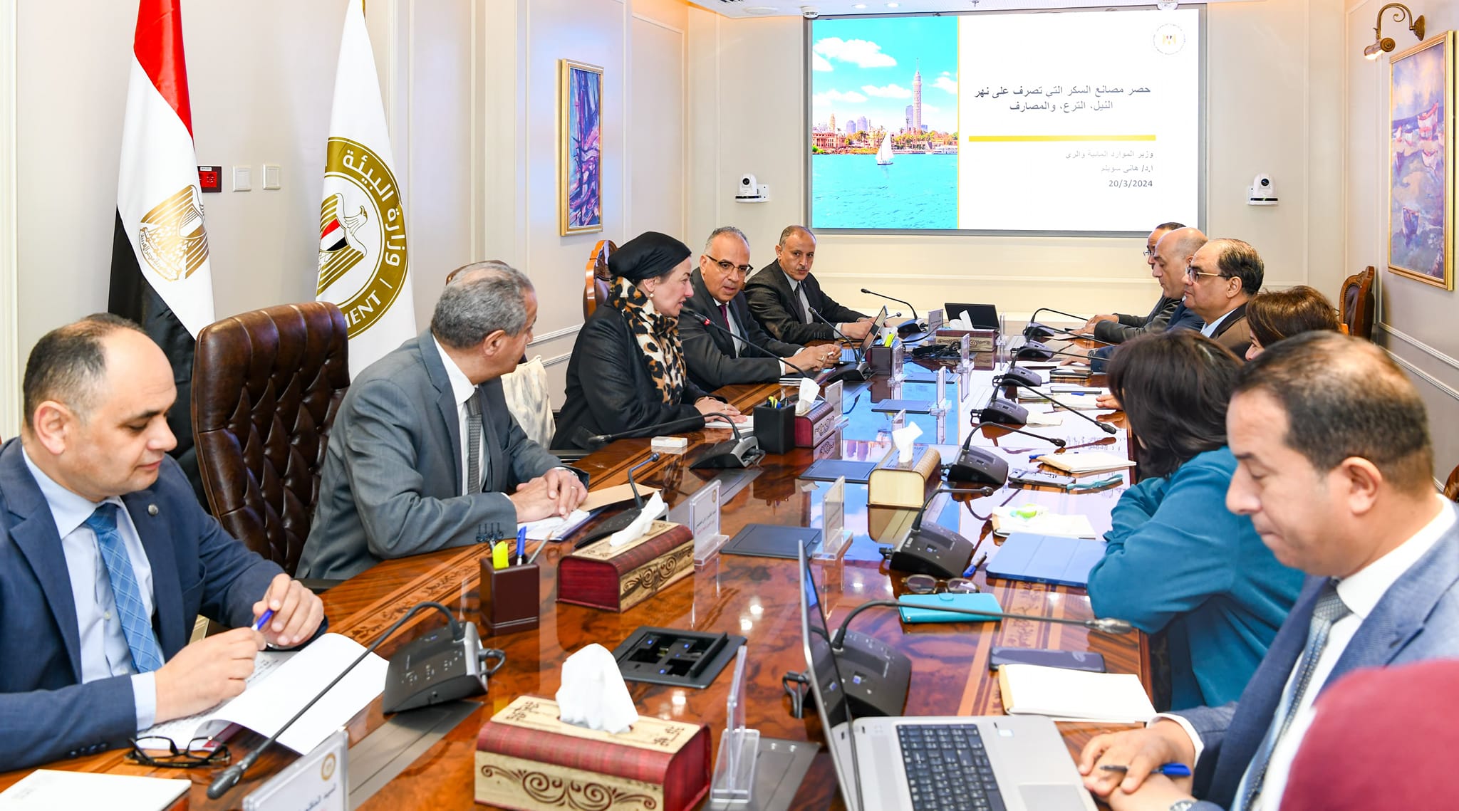 تنسيق حكومى لحماية الموارد المائية من مخلفات مصانع السكر