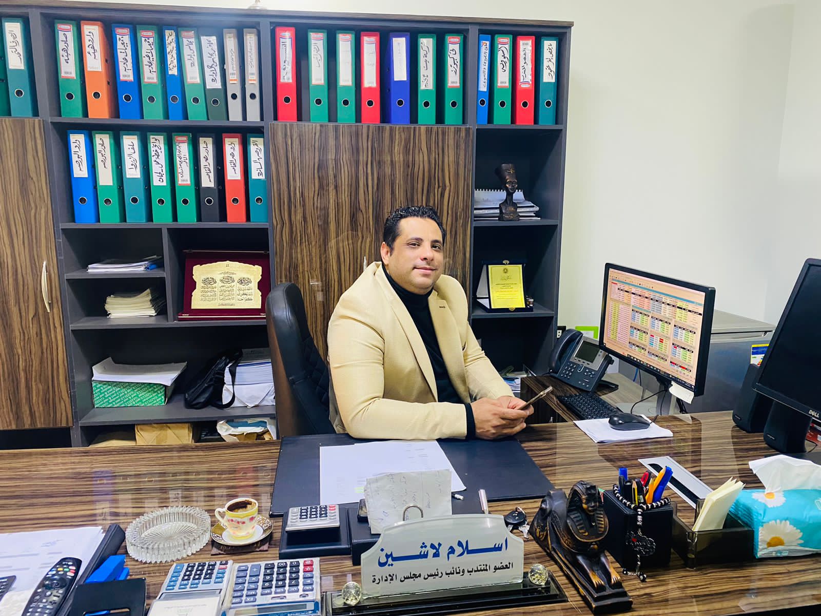 إسلام لاشين العضو منتدب لشركة كيرنل كابيتال لتداول الأوراق المالية