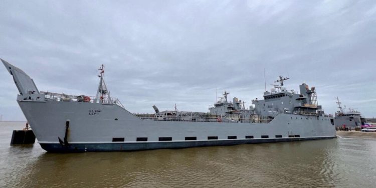 سفينة أمريكية تتجه إلى غزة تحمل معدات لإنشاء رصيف مؤقت