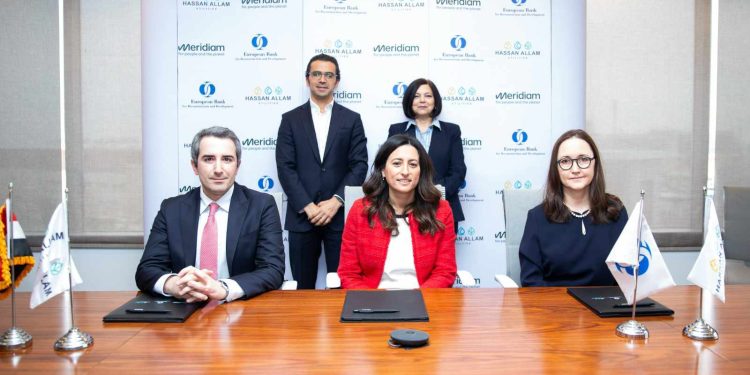 تعاون بين "EBRD" و"ميريديام" و"حسن علام" لتعزيز الاستثمارات الخضراء بمصر