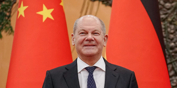 زيارة المستشار الألماني أولاف شولتس إلى الصين