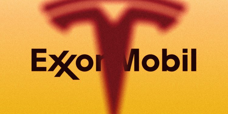 إكسون موبيل وتسلا