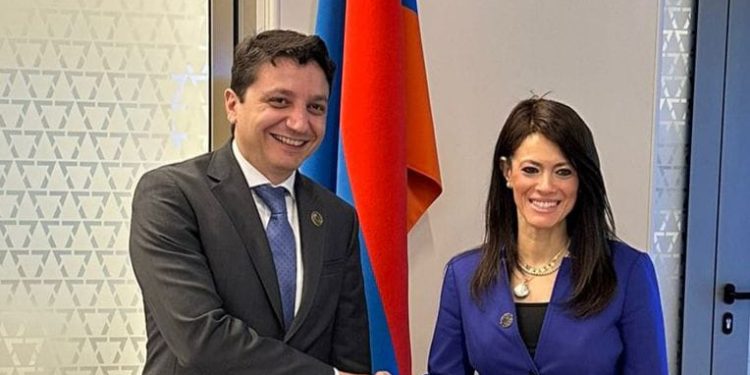 وزيرة التعاون الدولي تبحث ترتيبات الدورة الـ6 للجنة المشتركة المصرية الأرمينية