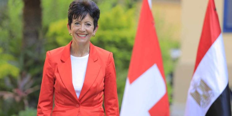 إيفون باومان سفيرة سويسرا بالقاهرة