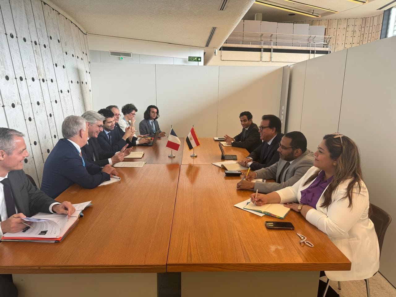 مصر وفرنسا تبحثان تعزيز التعاون لدعم سلسلة إمداد اللقاحات