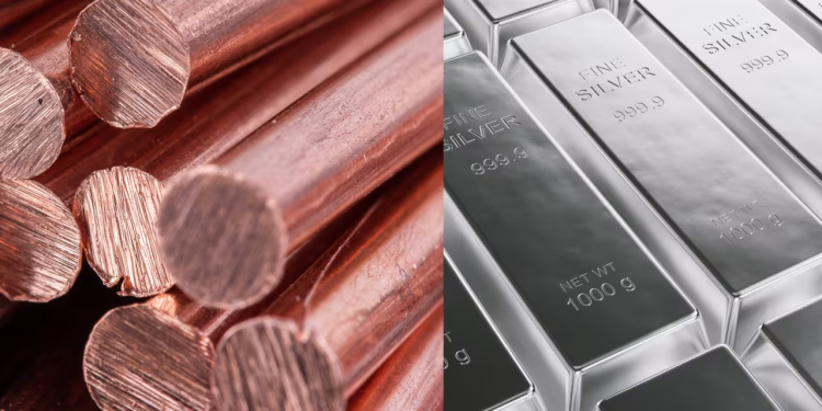 النحاس والفضة