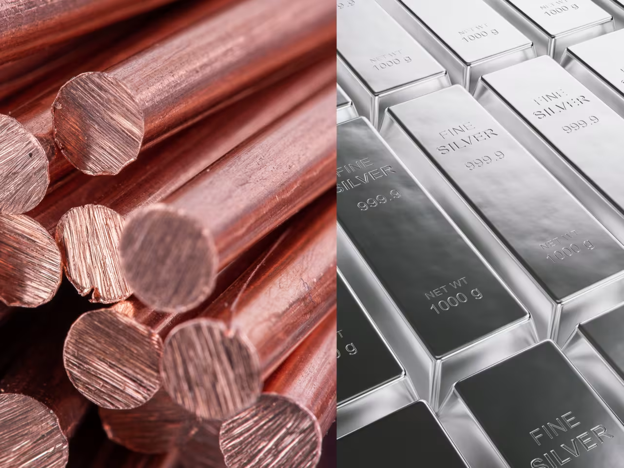 النحاس والفضة