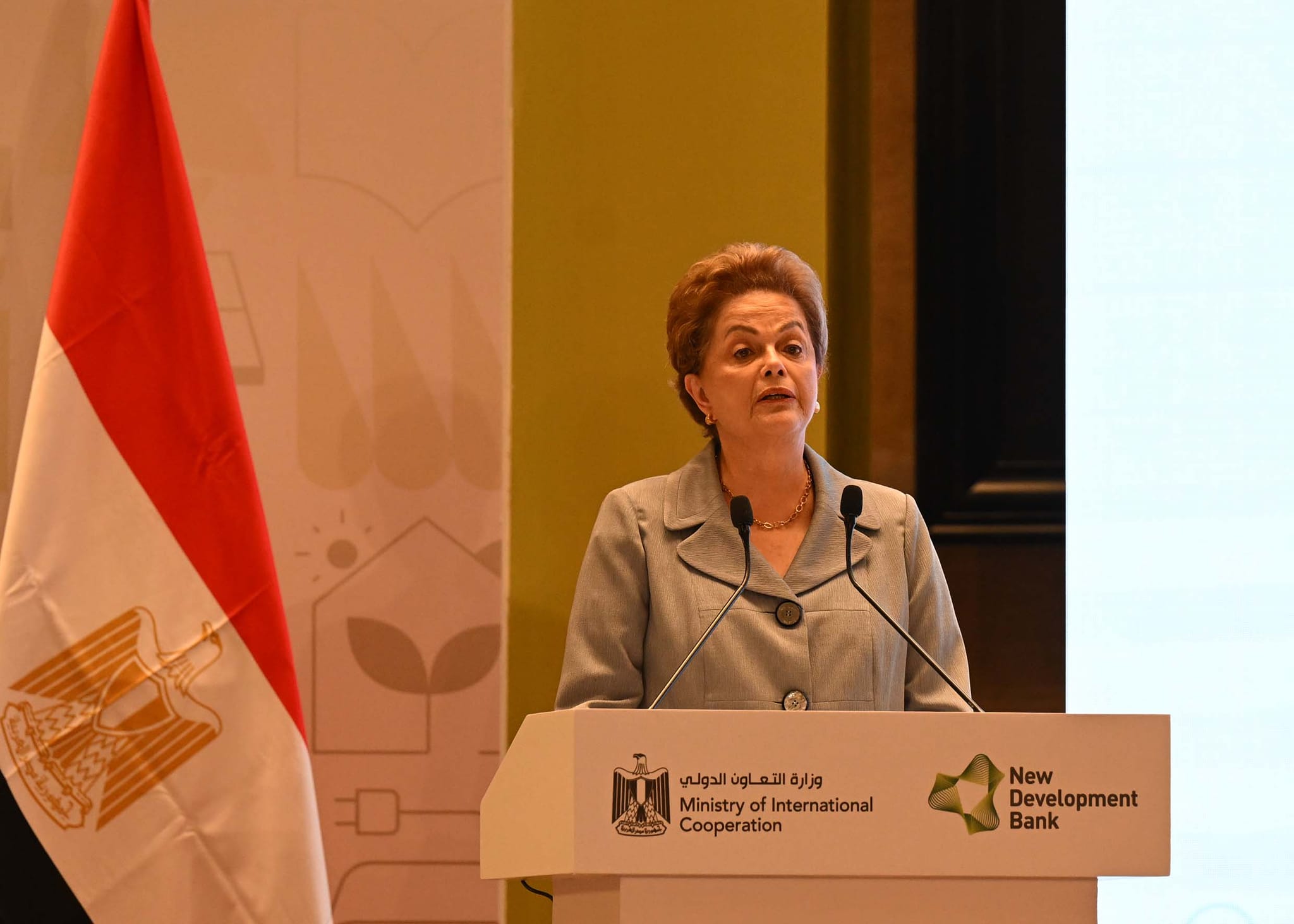 ديلما روسيف، رئيسة بنك التنمية الجديد