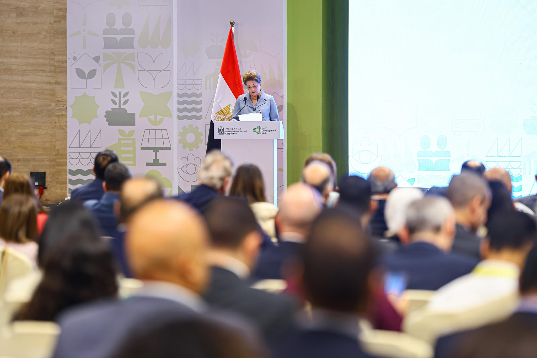 ديلما روسيف، رئيسة بنك التنمية الجديد