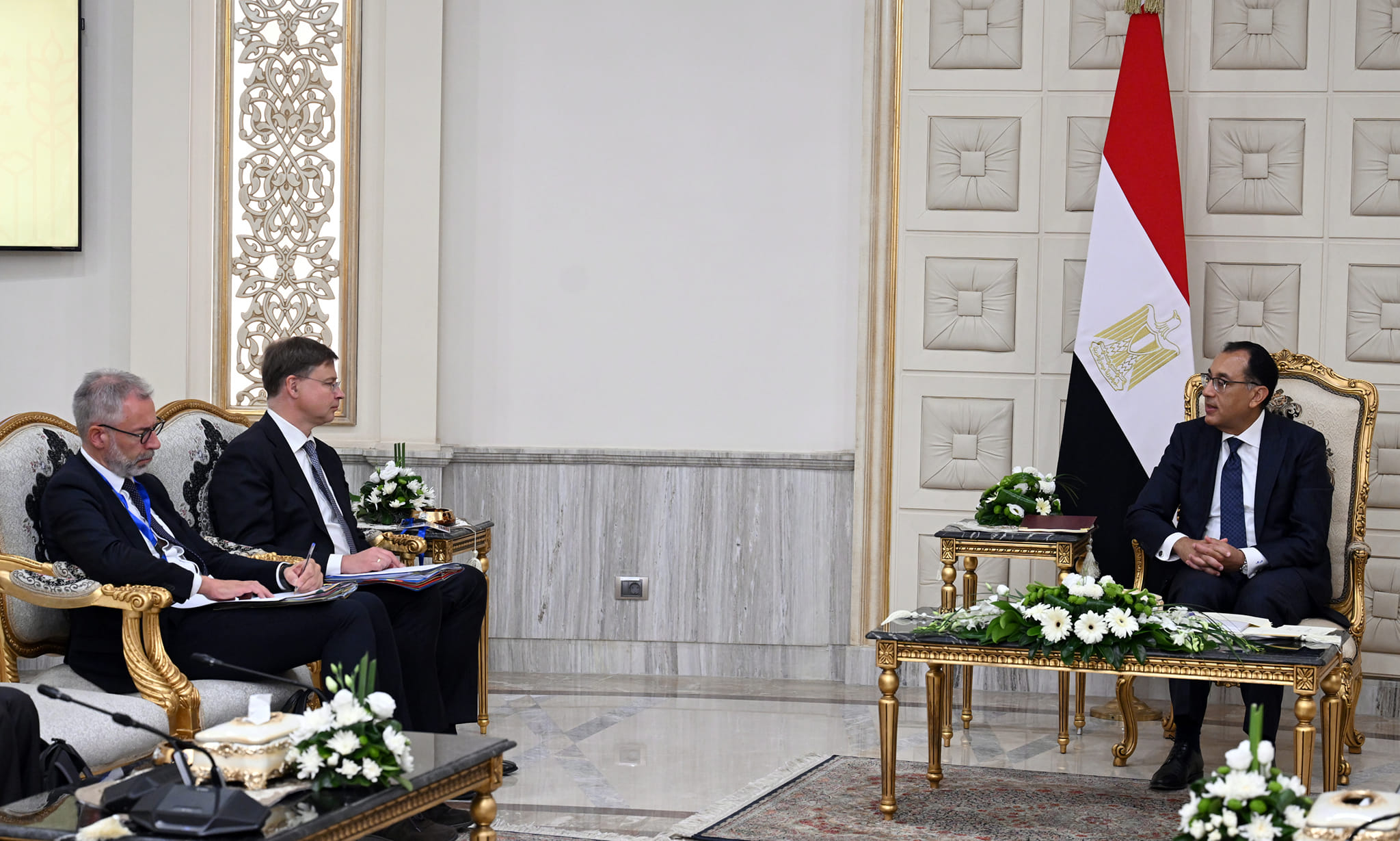 مدبولى: نسعى لزيادة التبادل التجارى مع أوروبا وتحويل المساعدات إلى استثمارات