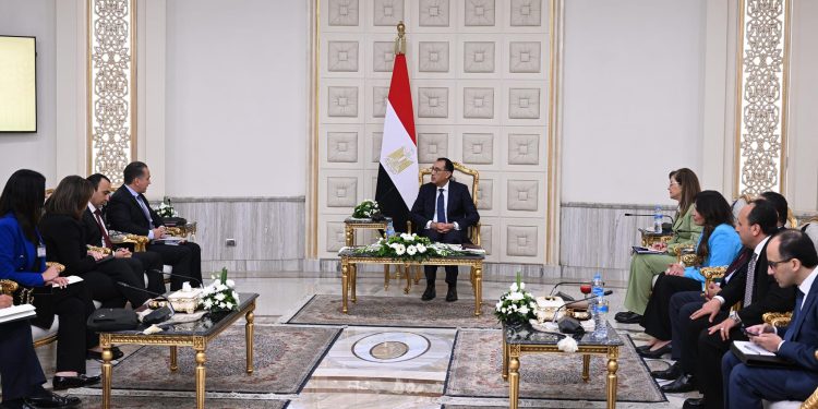 رئيس الوزراء يلتقى الرئيس التنفيذى لشركة "باماج" الألمانية