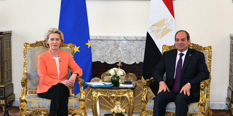 "السيسي" و"فون دير لاين" يفتتحان مؤتمر الاستثمار المصري ـ الأوروبي