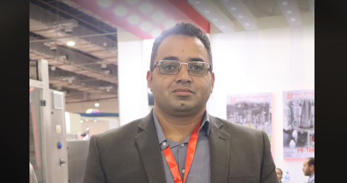 ل هشام إبراهيم، مدير مبيعات “هاى تك” لتصنيع ماكينات التعبئة والتغليف