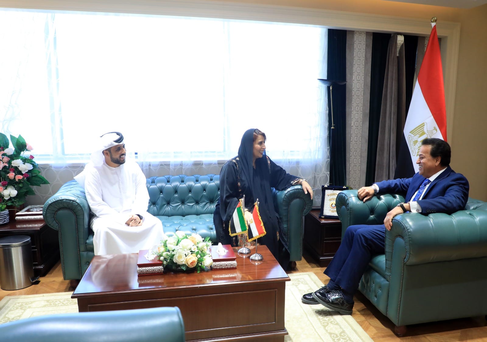 مصر والإمارات تبحثان تعزيز التعاون فى قطاع الصحة