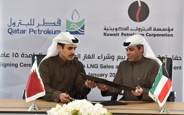الكويت توقع عقدًا لاستيراد الغاز من قطر لمدة 15 عامًا