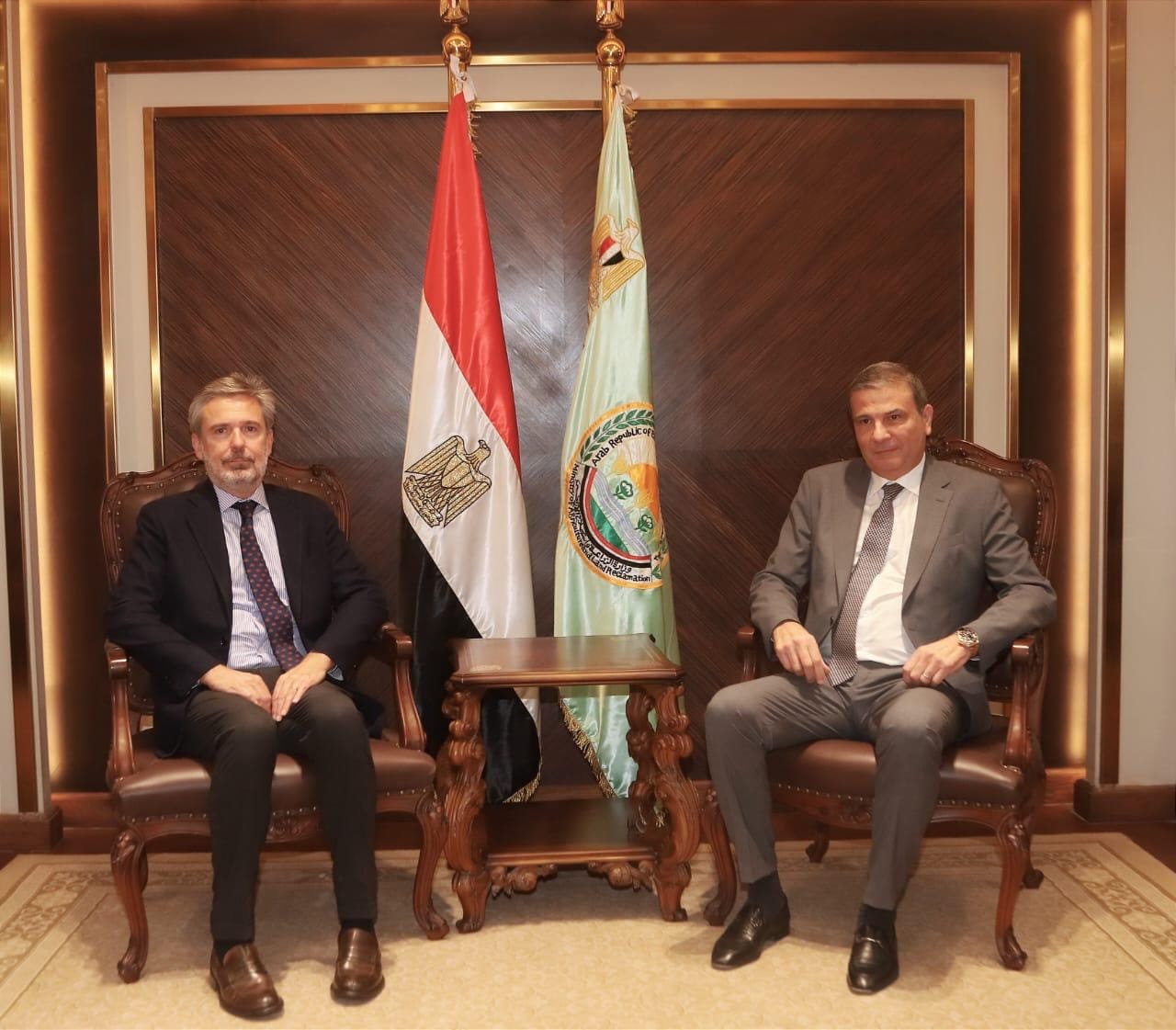 وزير الزراعة يؤكد تميز علاقات التعاون بين مصر وإيطاليا في مختلف المجالات