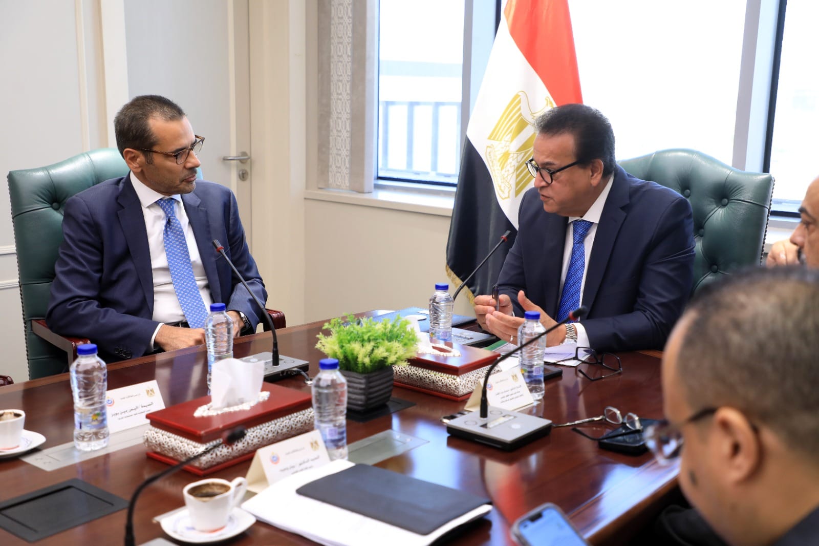 "الصحة" تبحث التعاون مع اتحاد المستشفيات العربية لدعم القطاع