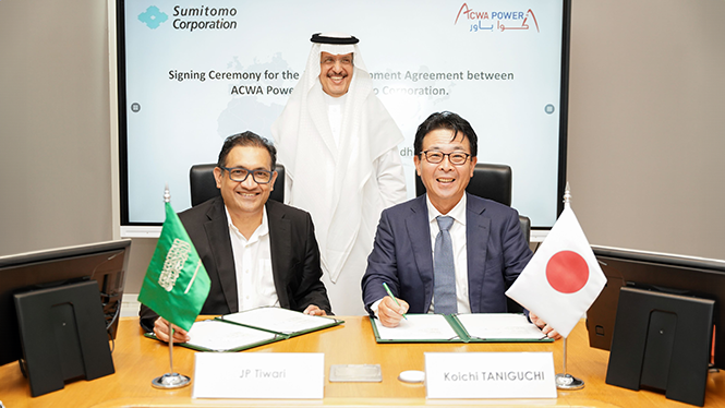 أكوا باور وسوميتومو توقعان اتفاقية لتطوير عددٍ من مشاريع الطاقة المتجدّدة في أوزبكستان