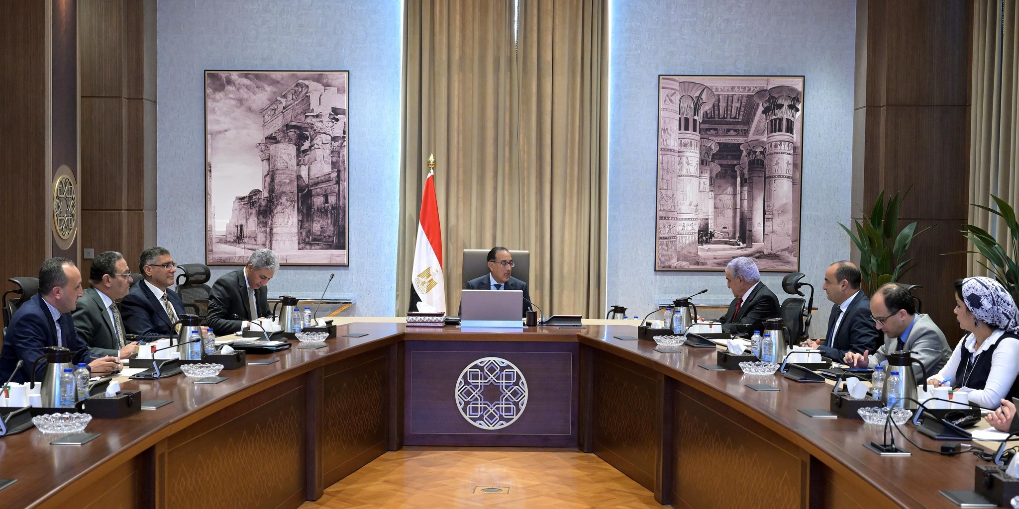 الحكومة تناقش جهود التسويق والترويج للمتحف المصرى الكبير