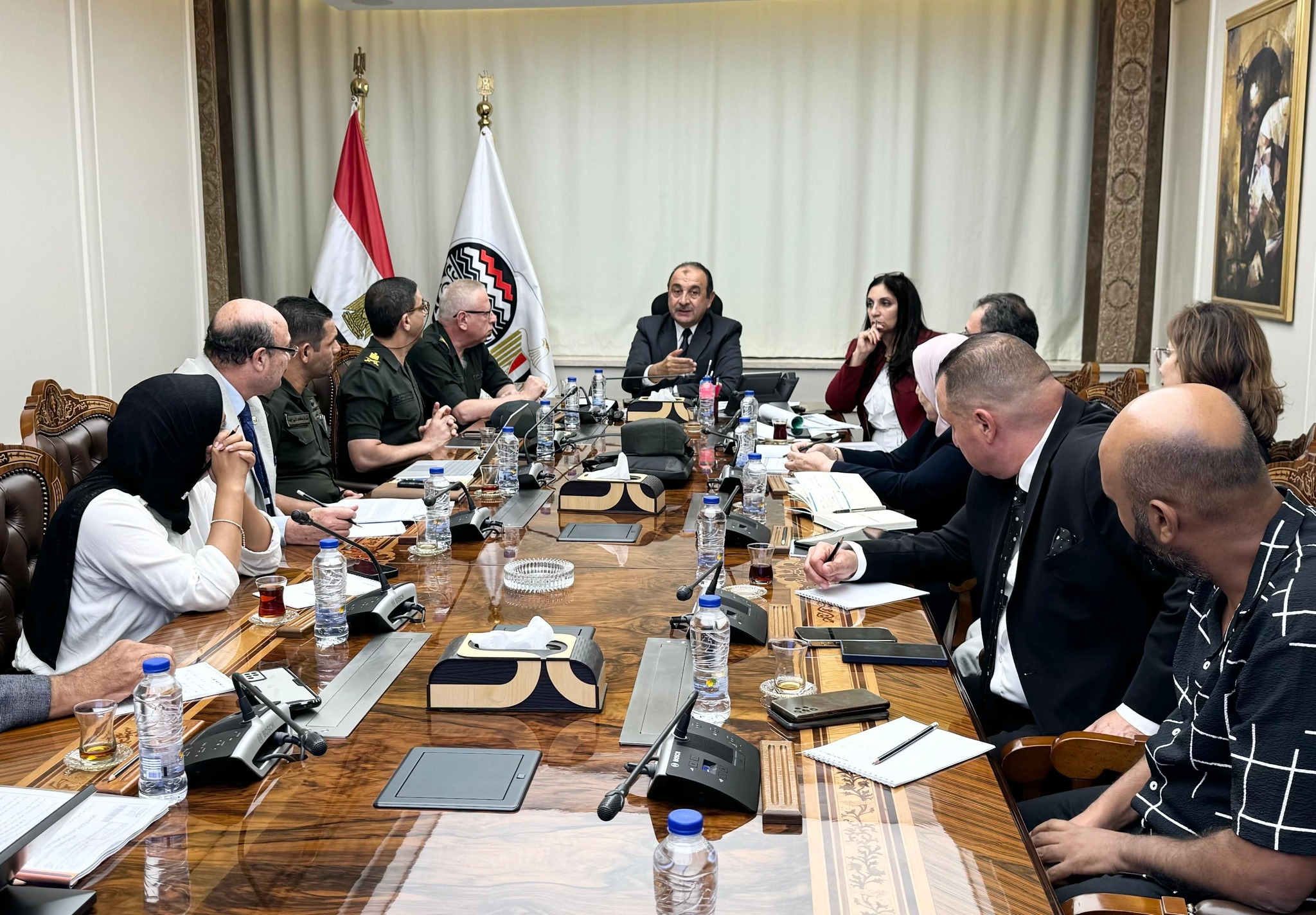 وزير قطاع الأعمال يتابع تنفيذ مشروع تطوير "مصر للغزل وصباغى البيضا"