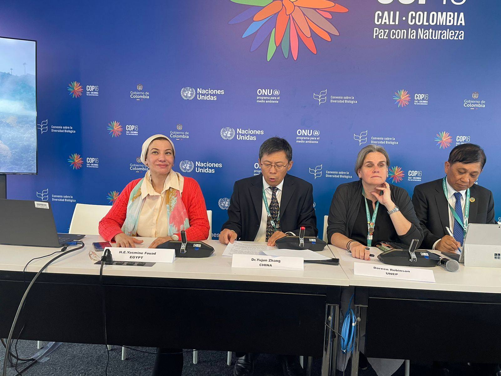 وزيرة البيئة تشارك في إعلان المشروعات التحفيزية الممولة من صندوق كونمينج