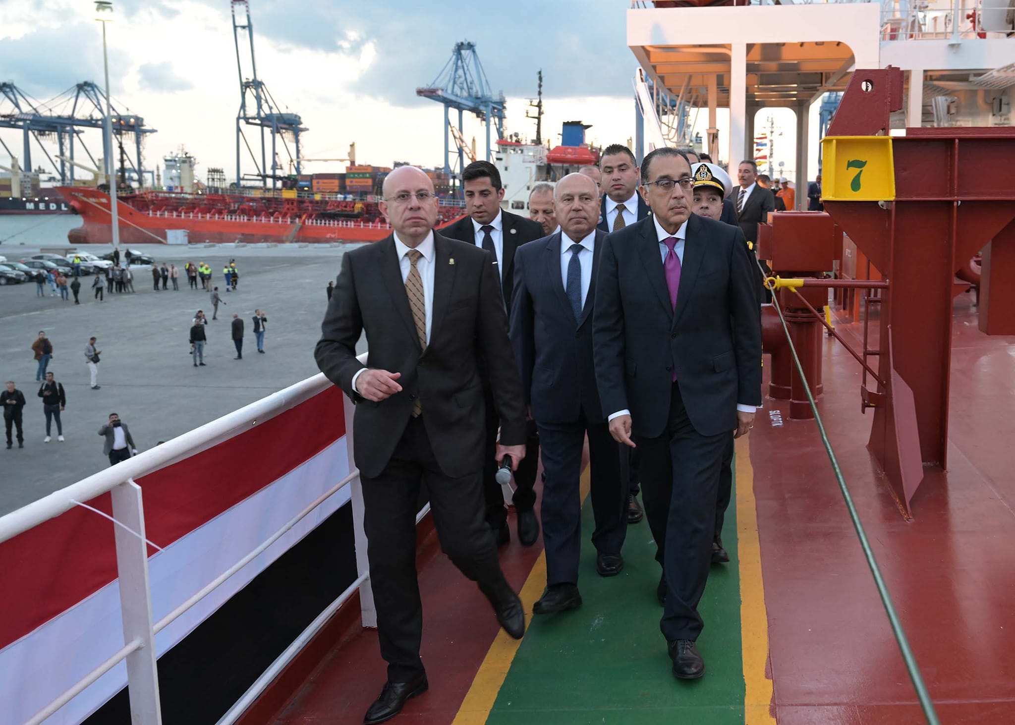 إطلاق الرحلة الأولى لخط الرورو “المصرى / الإيطالى”