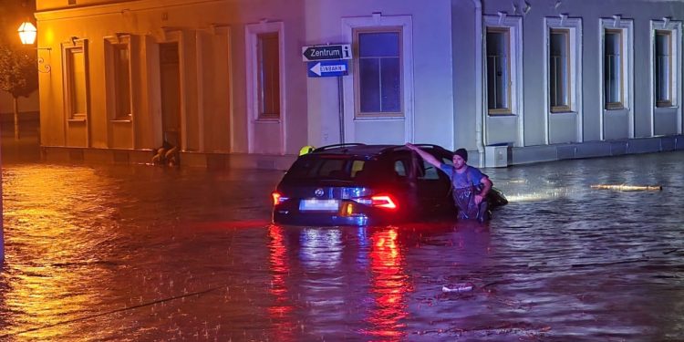 الفيضانات في أوروبا