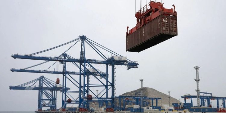 ميناء تشانكاي شمال العاصمة ليما في بيرو