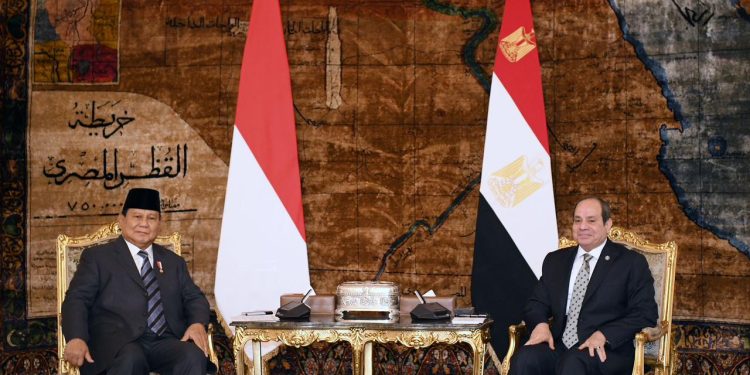 الرئيس عبدالفتاح السيسي، والرئيس الإندونيسى برابوو سوبيانتو