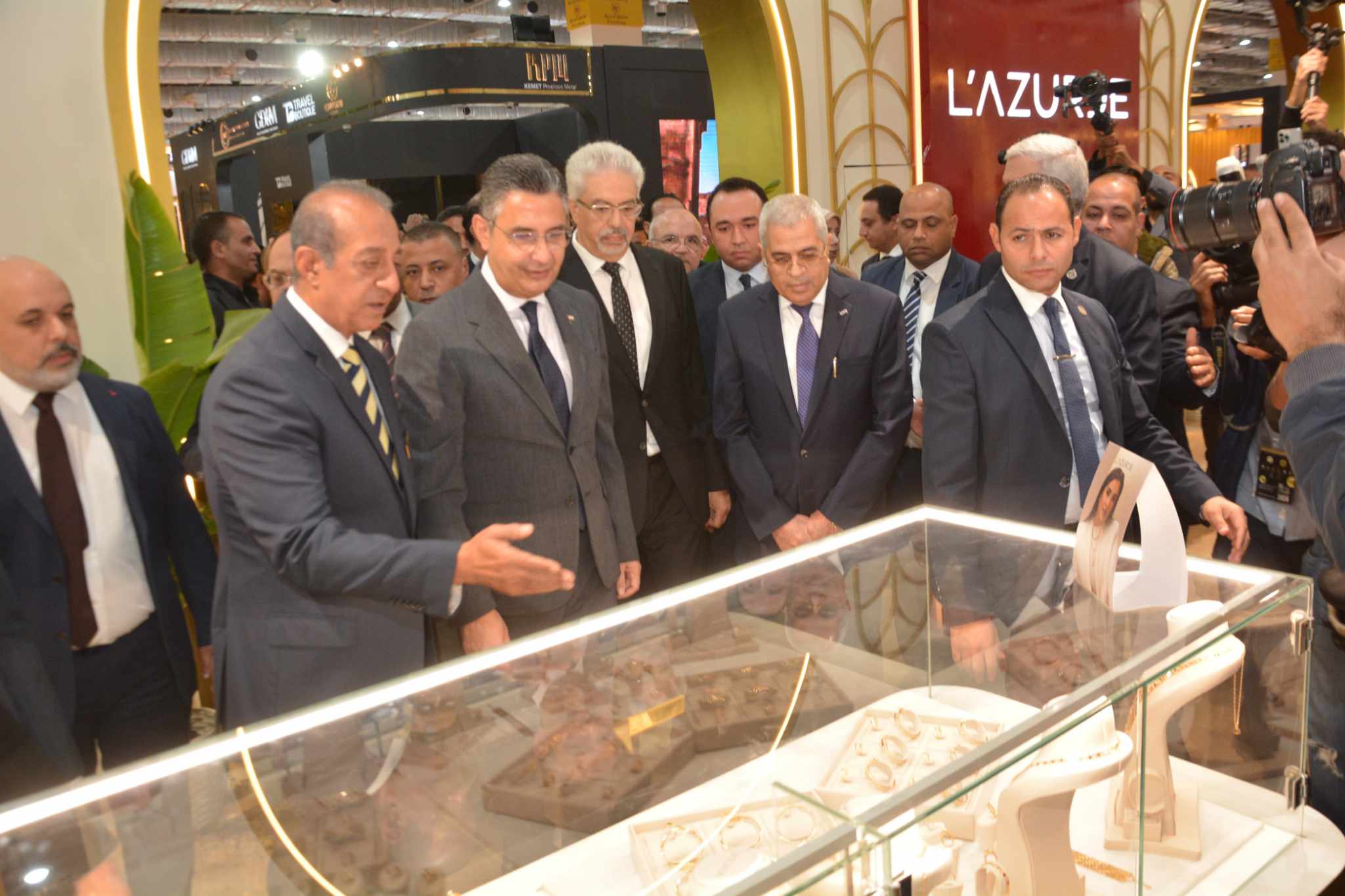 انطلاق معرض "نبيو للذهب والمجوهرات" بمشاركة 80 شركة محلية ودولية