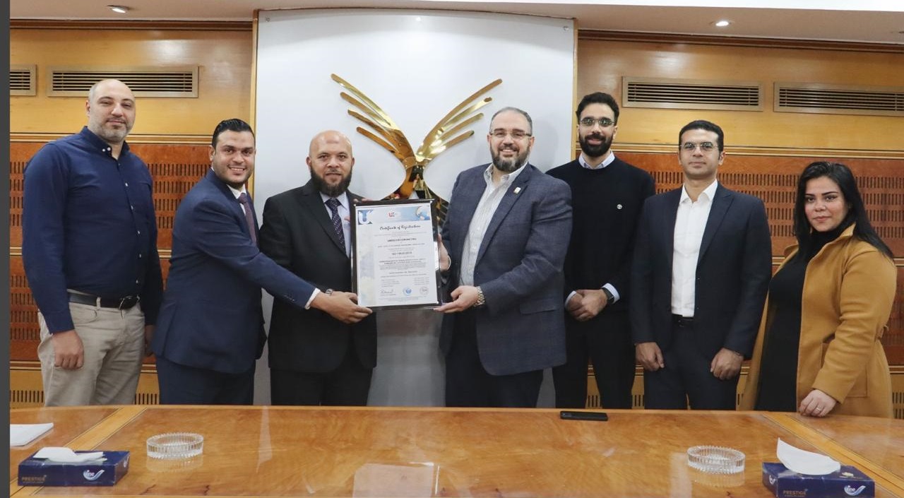 "حسين صبور" للاستشارات الهندسية تحصل على شهادة الأيزو 19650