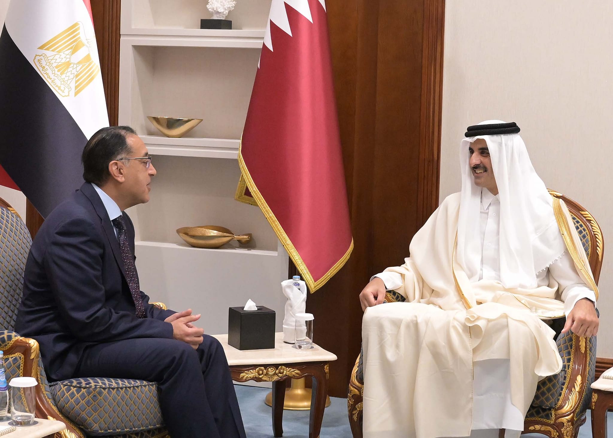 رئيس الوزراء: مشاورات مع قطر لتنفيذ مشروعات استثمارية جديدة