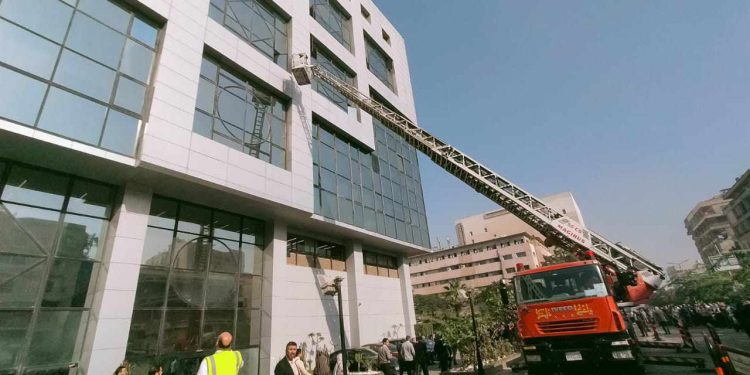 بنك القاهرة ينفذ تجربة إخلاء للتأكد من سلامة منظومة الطوارئ