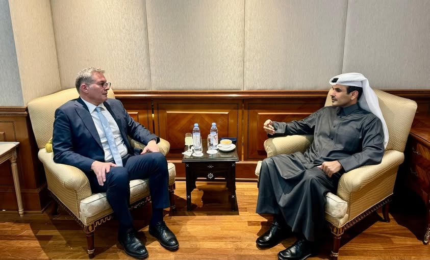 وزير البترول يبحث مع نظيره القطري فرص الاستثمار في مجالات البحث والاستكشاف