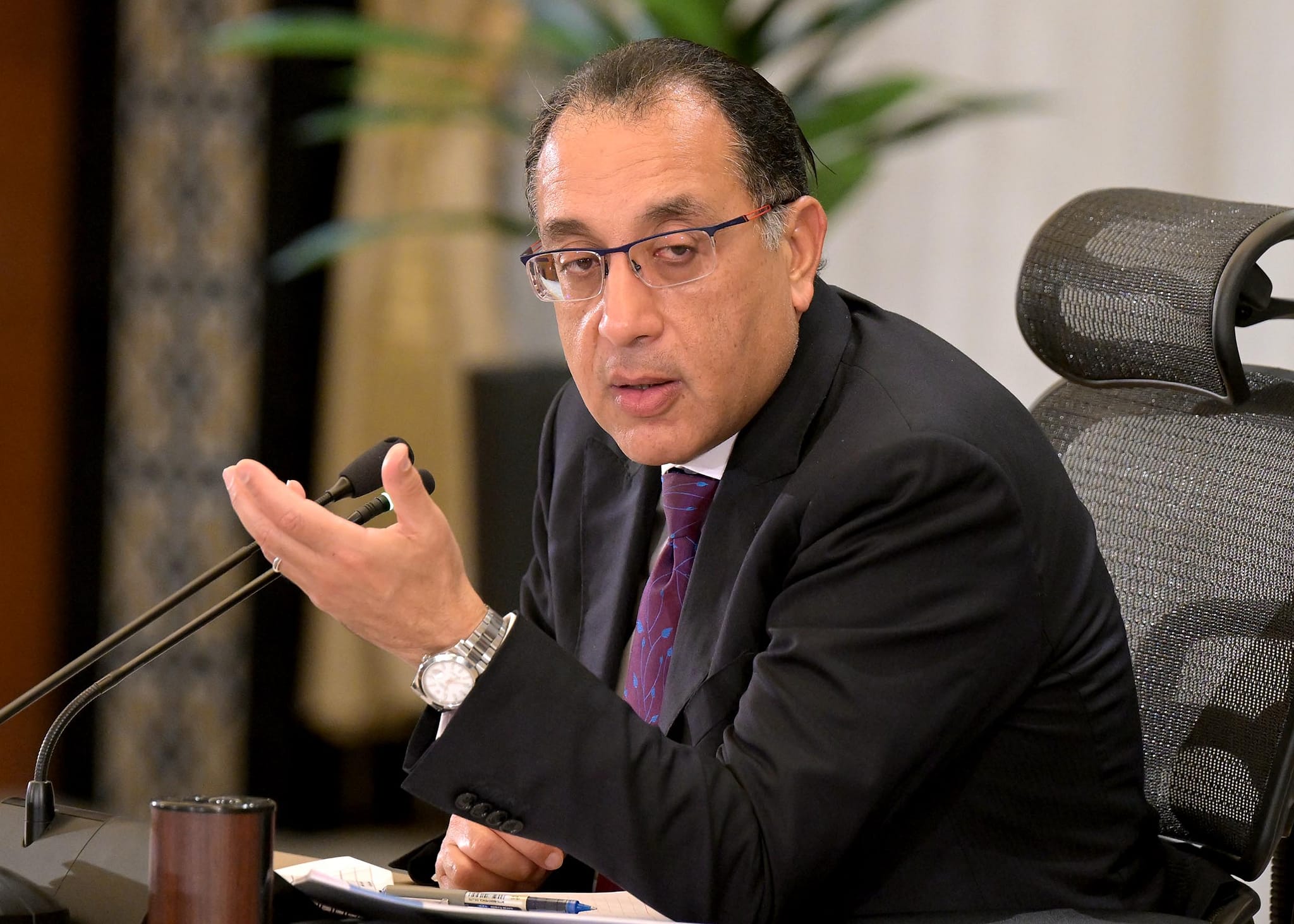 مصطفى مدبولي رئيس الوزراء ؛ رئيس مجلس الوزراء